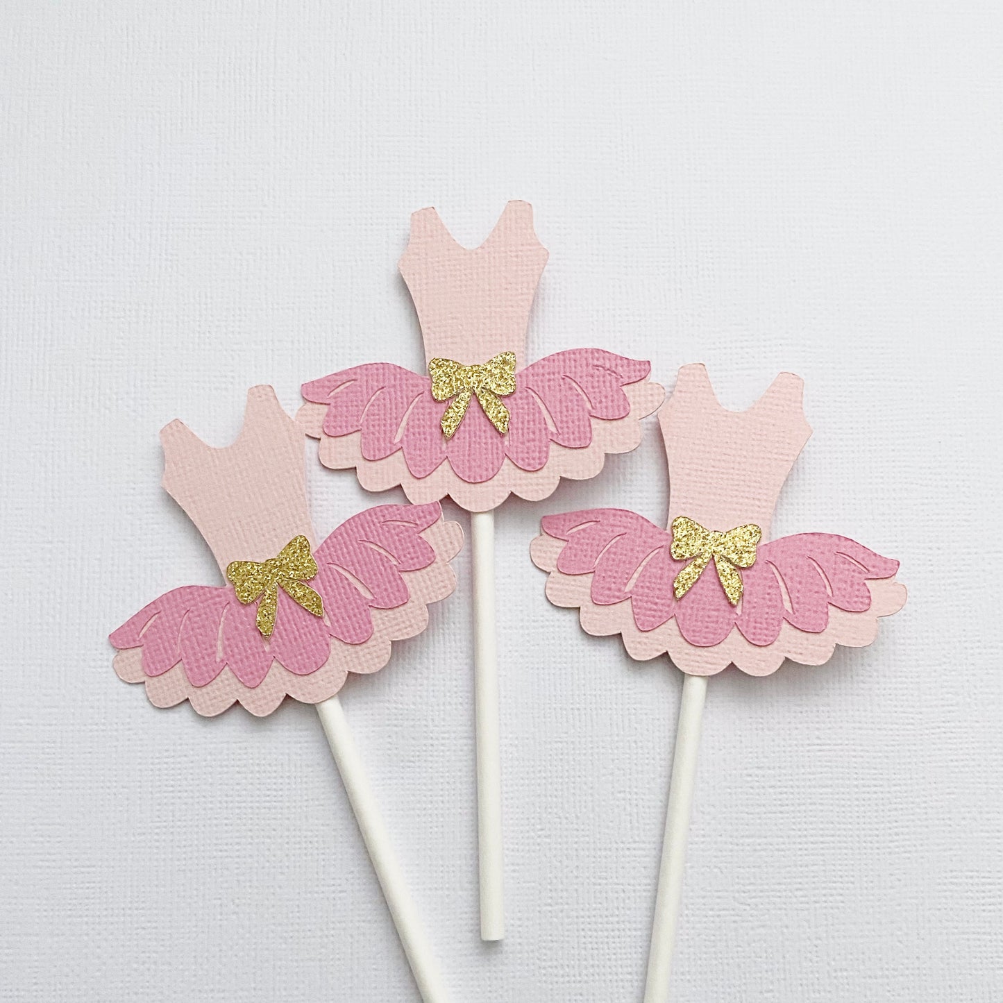 Ballerina Tutu Cupcake Toppers