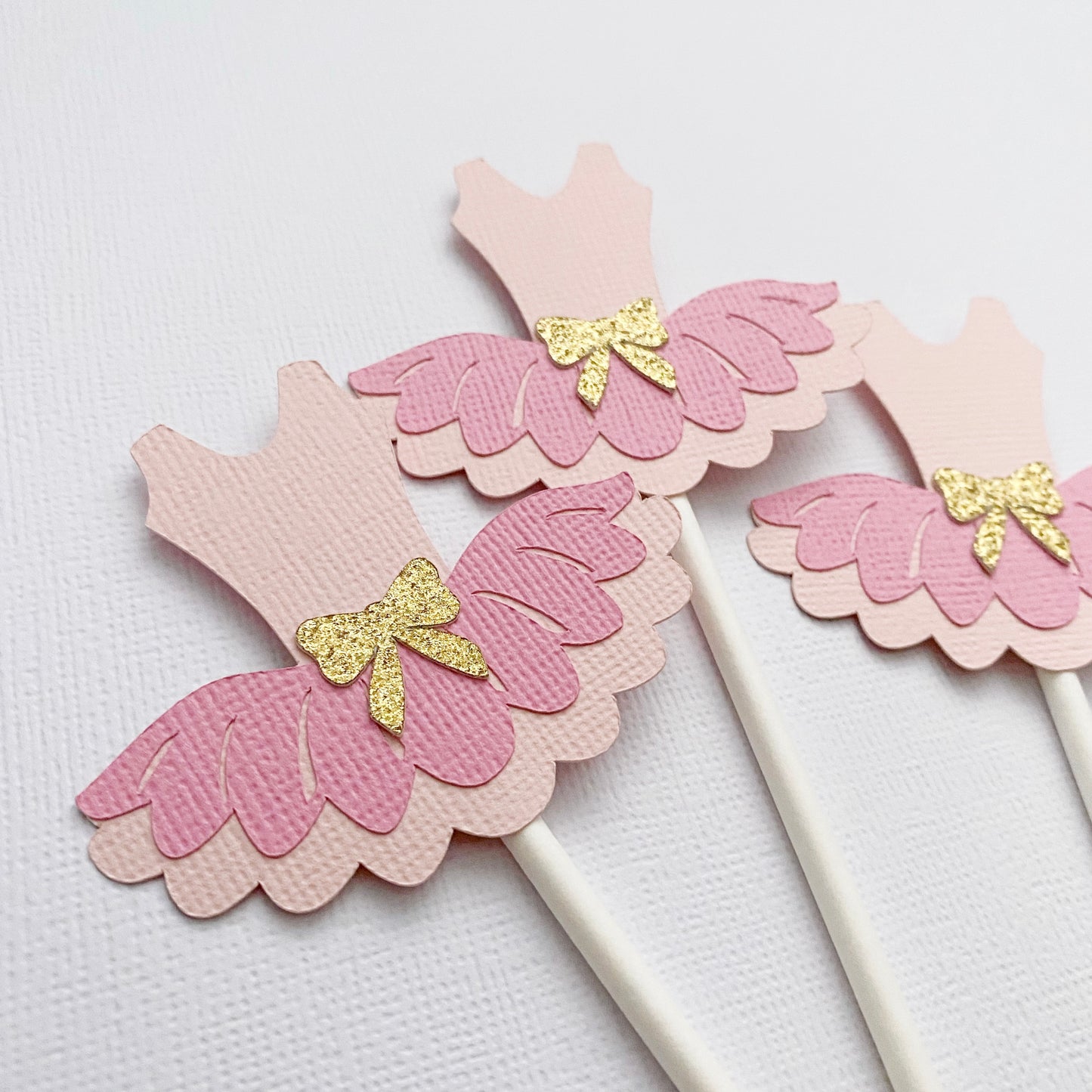 Ballerina Tutu Cupcake Toppers