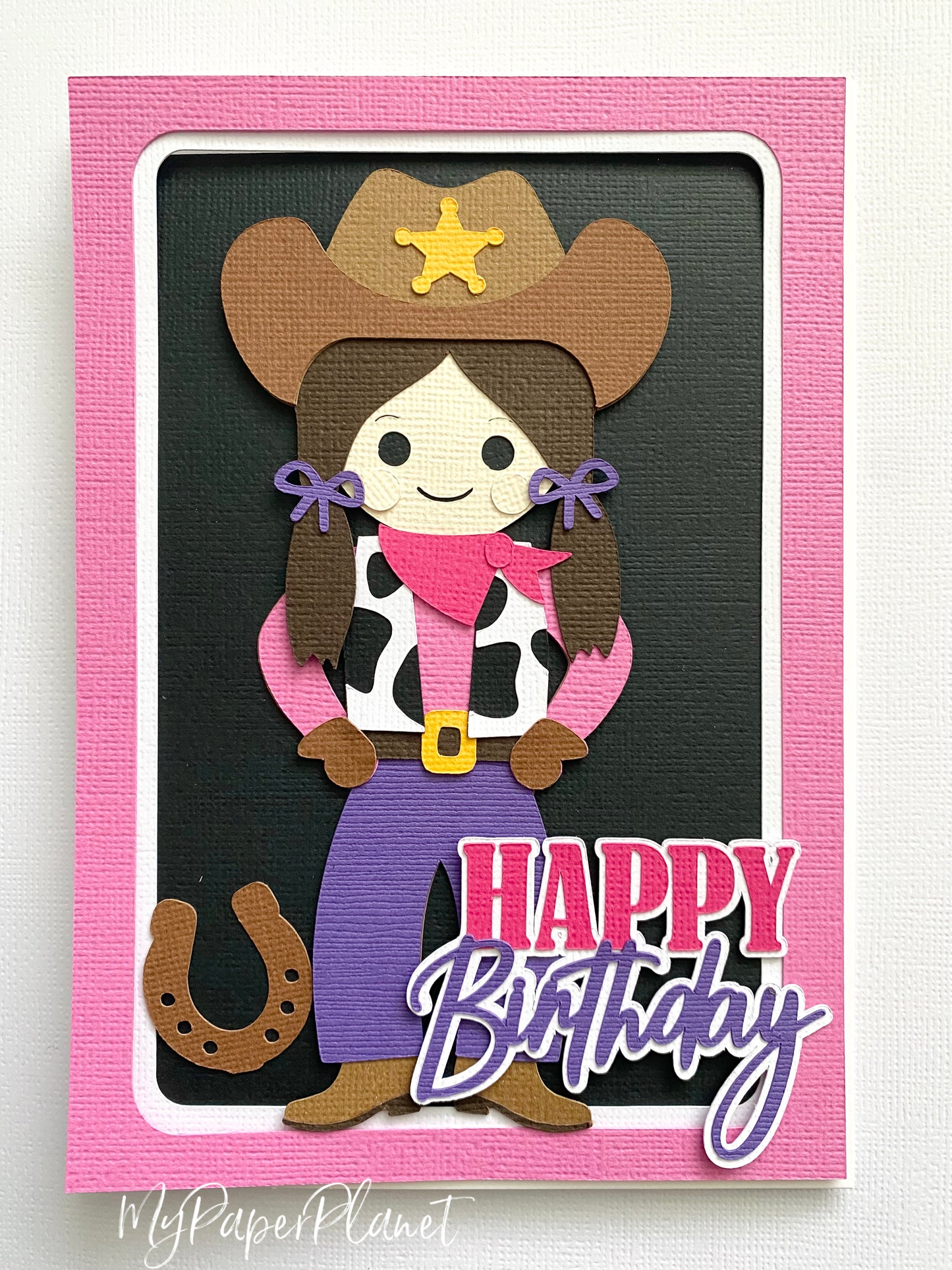 Cowboy or cowgirl birthday card.