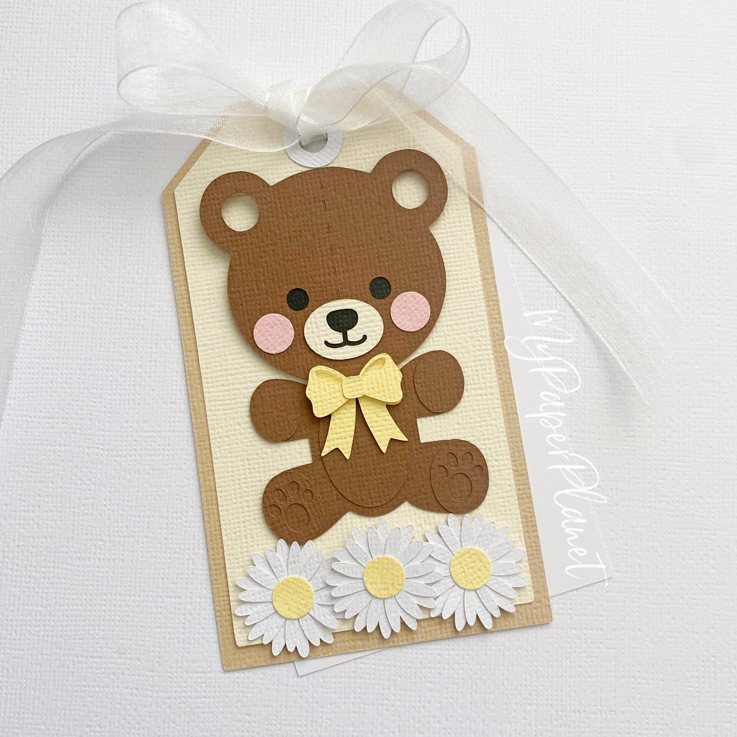 Teddy Bear gift tag.