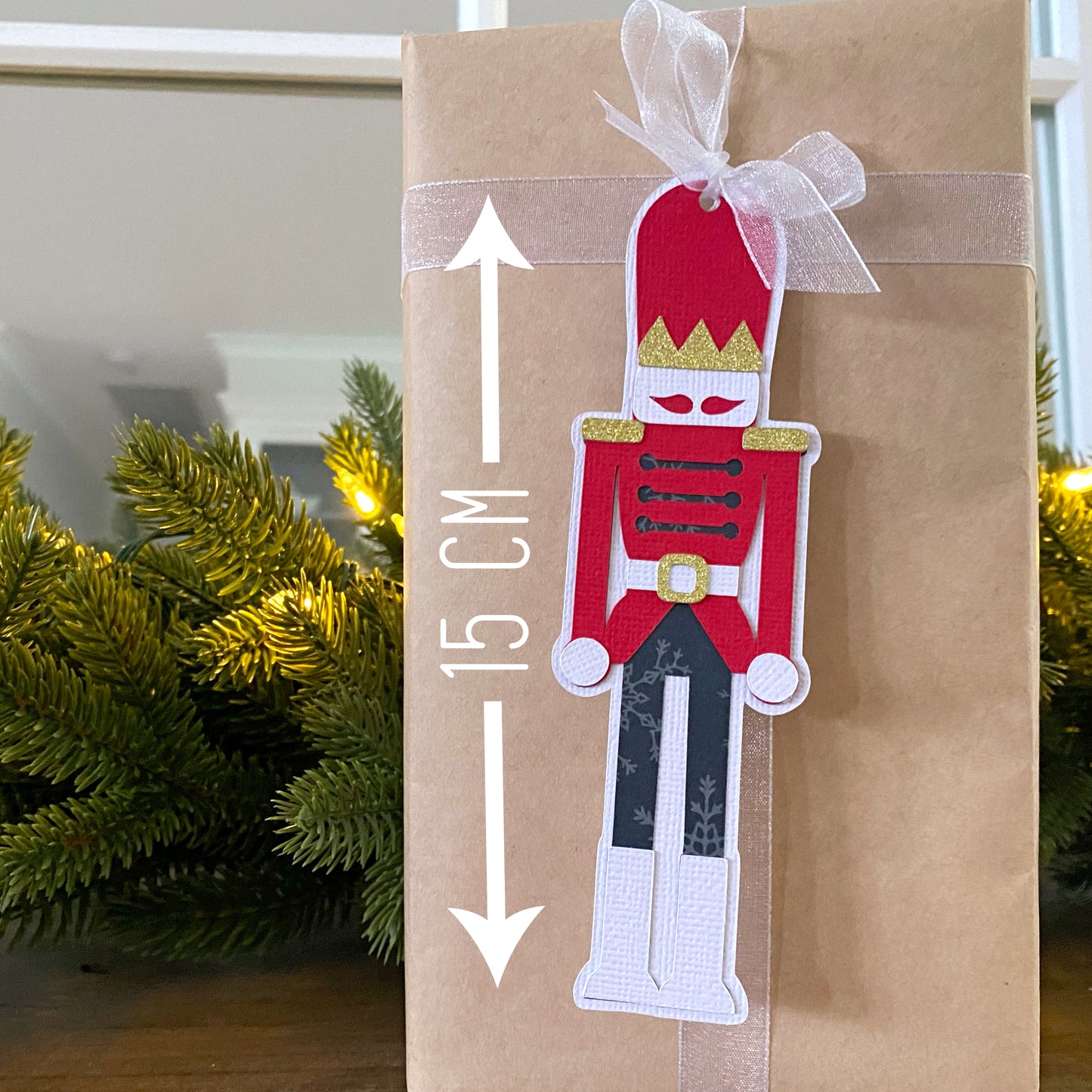 Nutcracker gift tags, Christmas gifting. Bright or pastel.