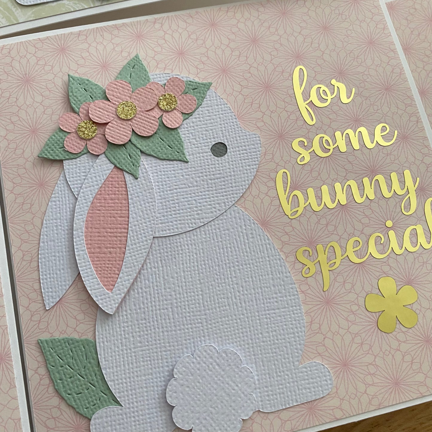 Some Bunny is One. Birthday card, first birthday.