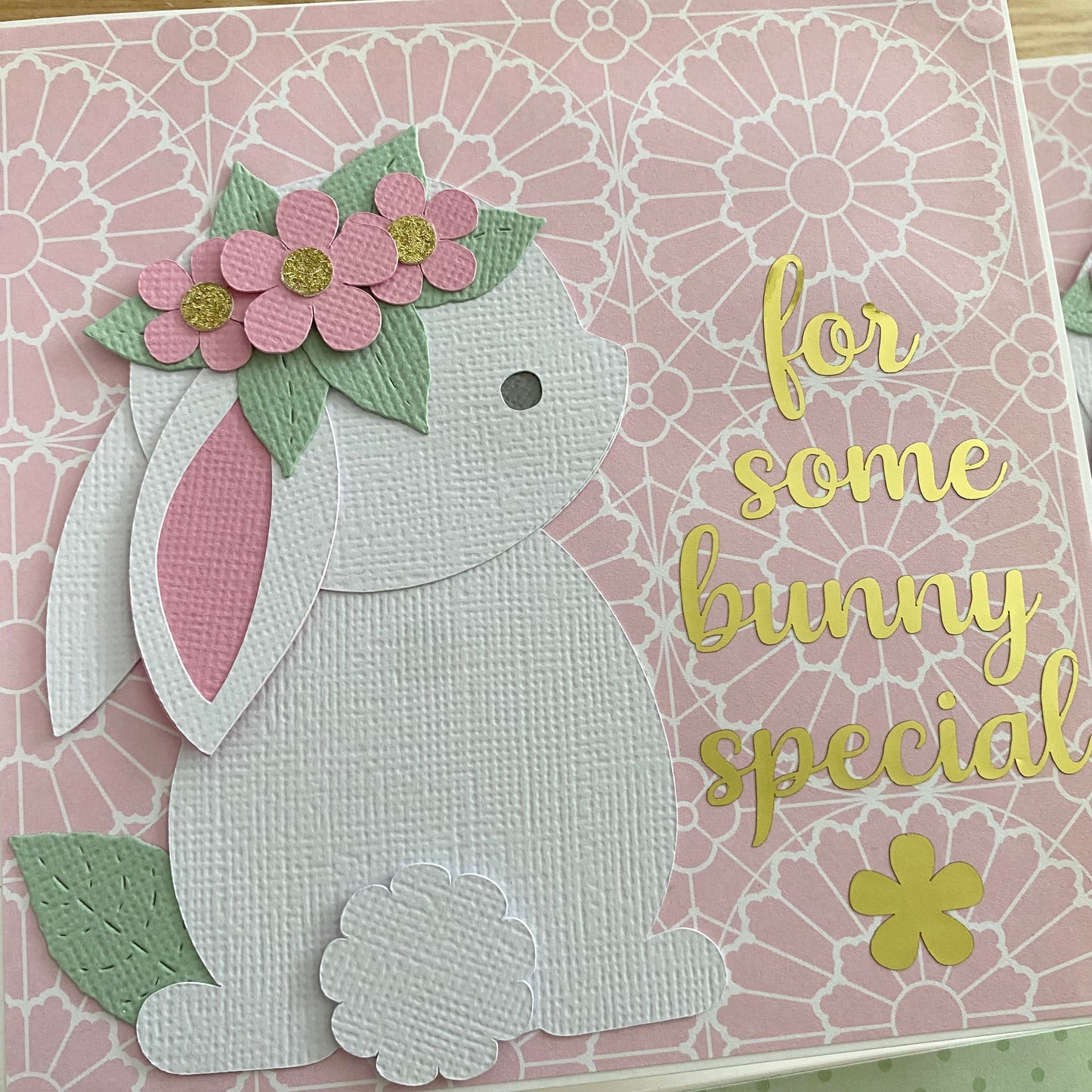Some Bunny is One. Birthday card, first birthday.