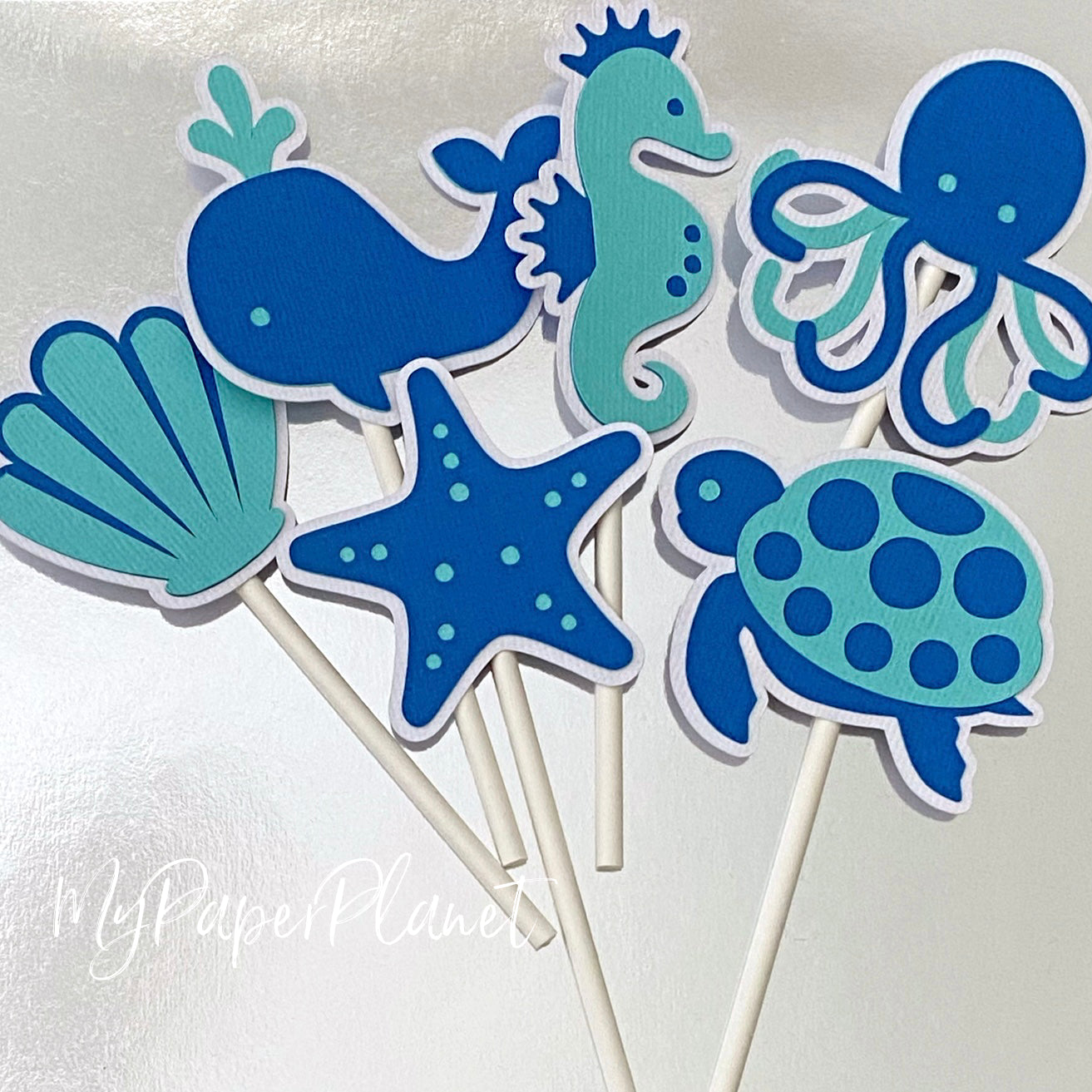 Under the Sea Cupcake Toppers.
