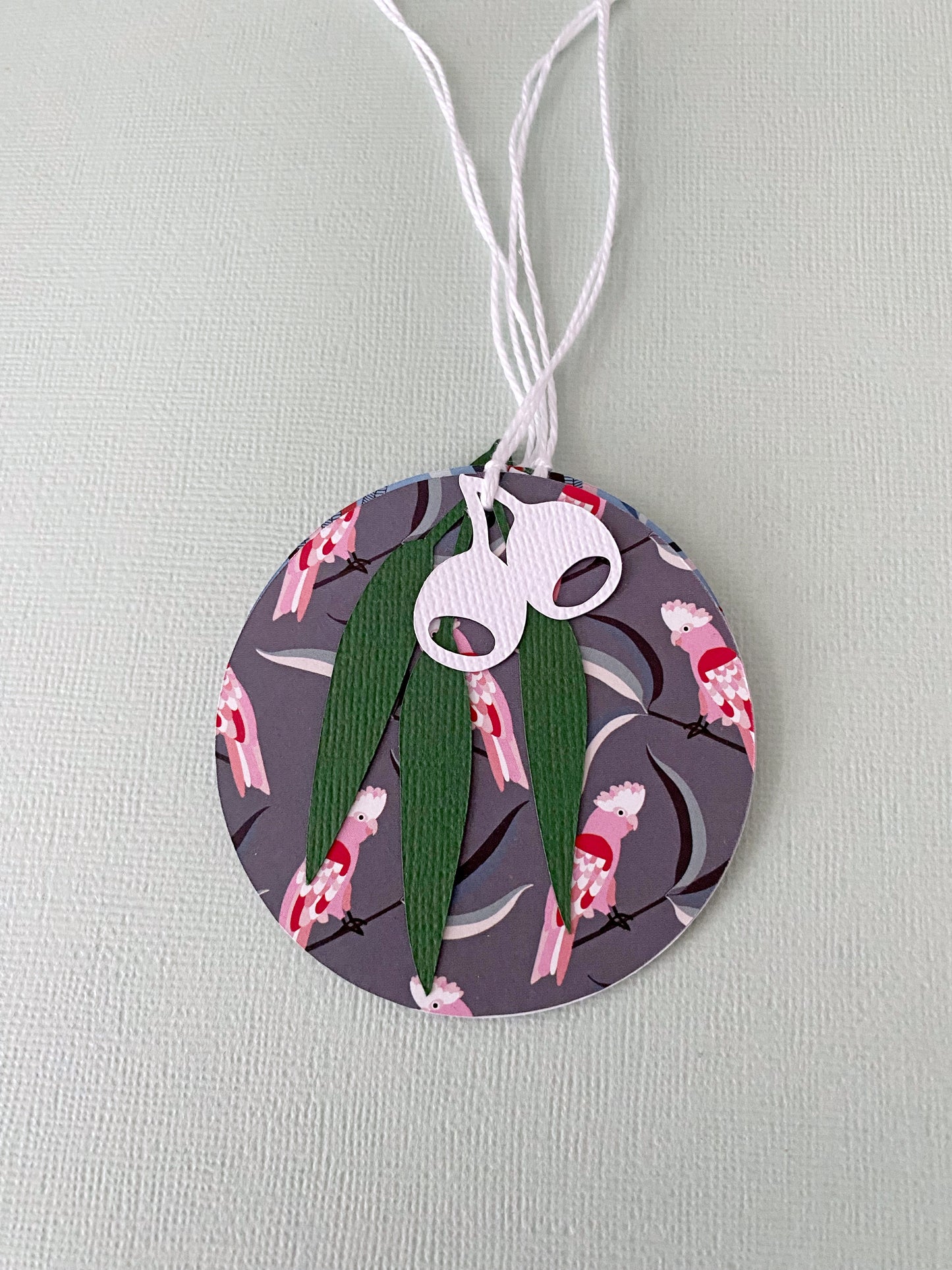 Australian Bird Gift Tags. Gum leaf, Christmas or birthday gift tags.