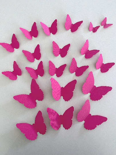 Butterfly shapes small.