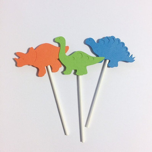 Dinosaur Cupcake toppers.