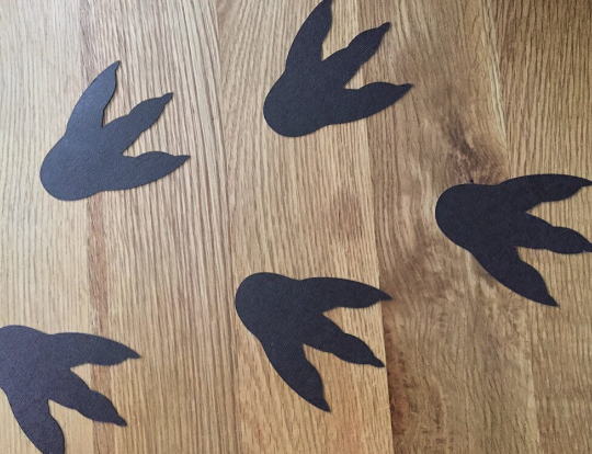 Dinosaur Footprint shapes.
