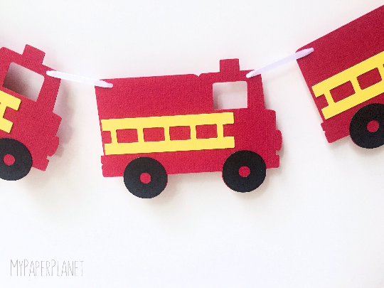 Fire Truck , Fire Engine banner.