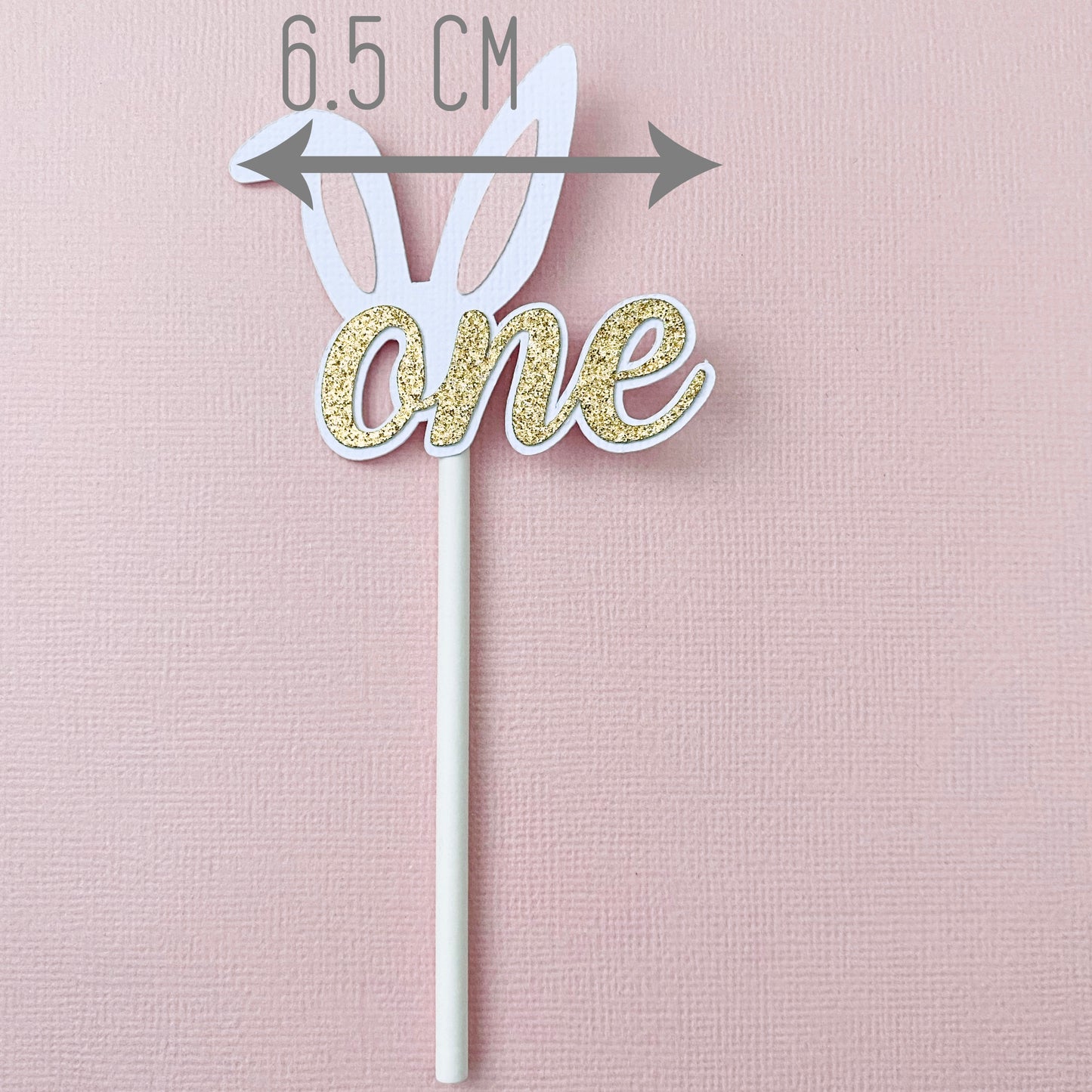 Some Bunny is One cupcake toppers.