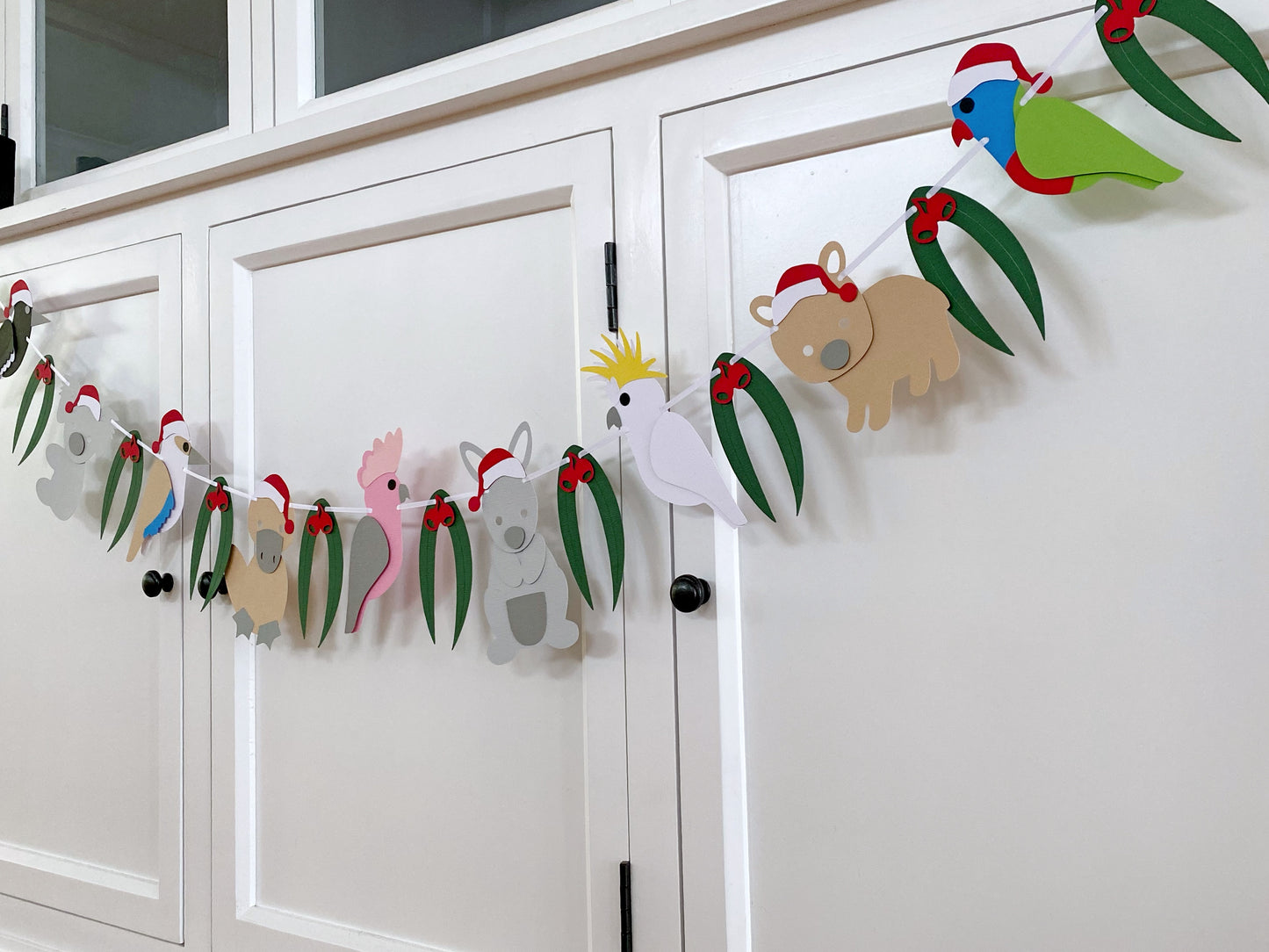 Aussie Christmas Birds and Animal Garland.