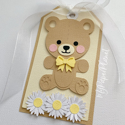 Teddy Bear gift tag.