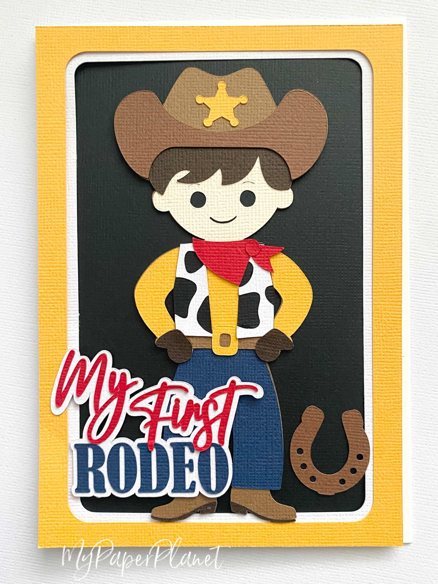 Cowboy or cowgirl birthday card.