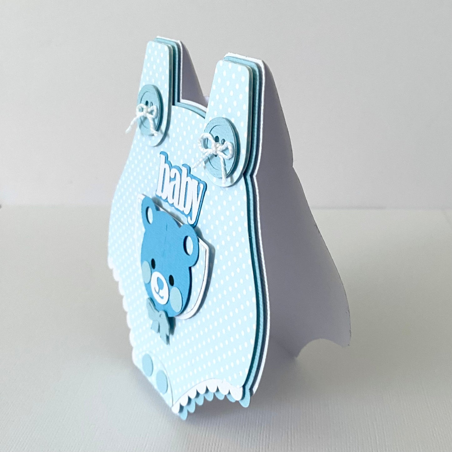 Baby romper card, welcome new baby.
