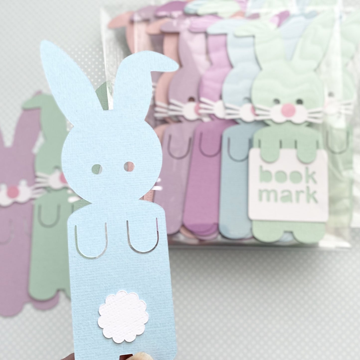Bunny bookmarks. Easter sugar-free class gifts.