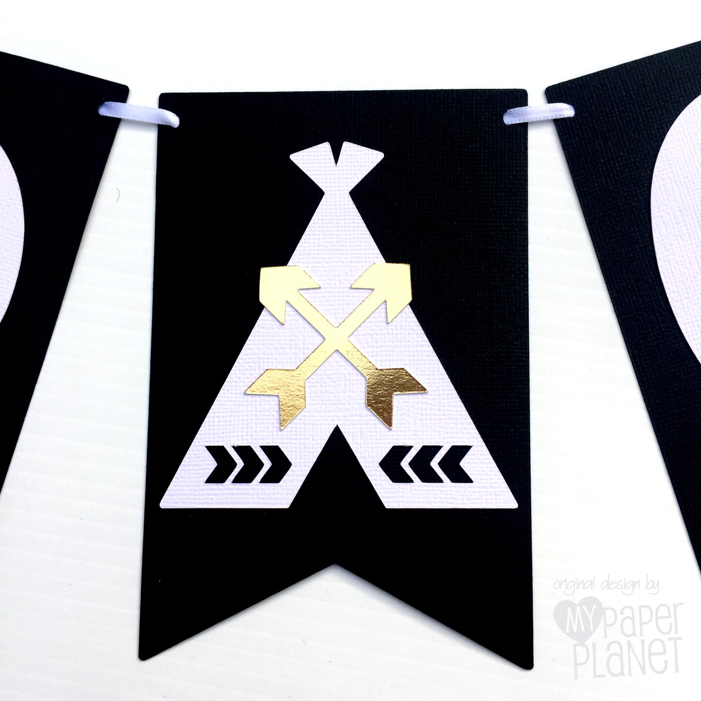 Wild One Teepee Pennant banner