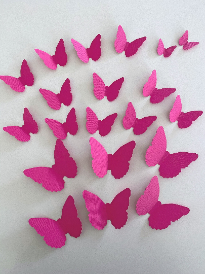 Butterfly shapes small. – My Paper Planet