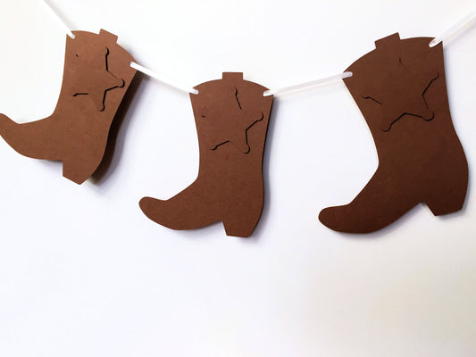 Cowboy Cowgirl Boots Banner