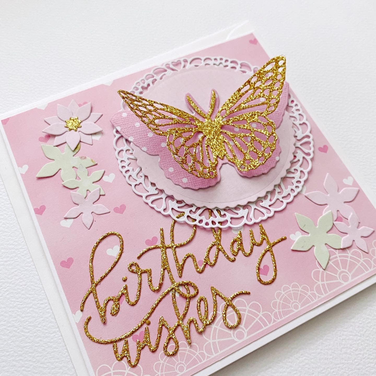 Butterfly birthday card.
