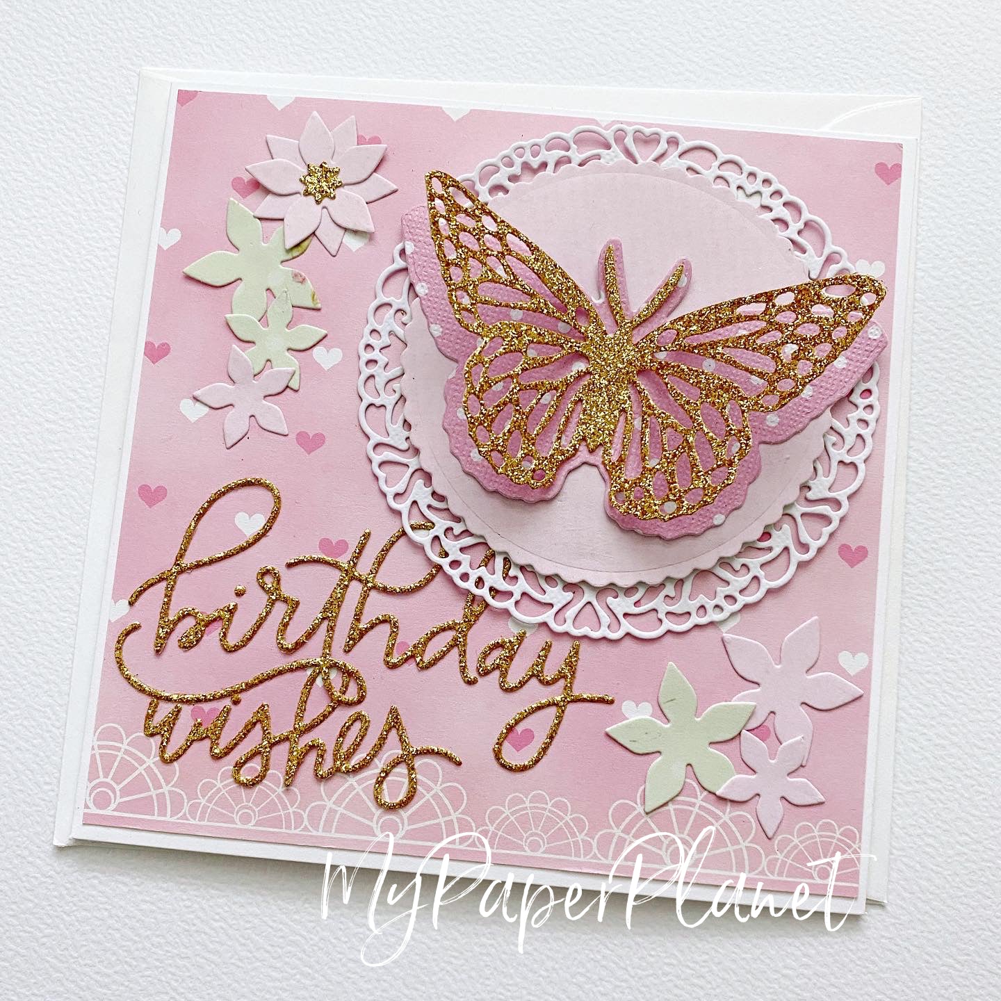 Butterfly birthday card.