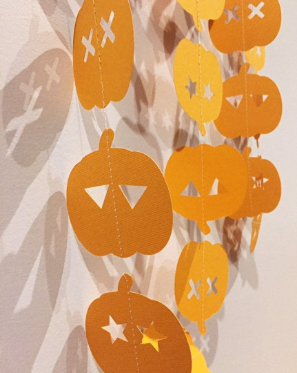Halloween Pumpkin Jack o Lantern garland