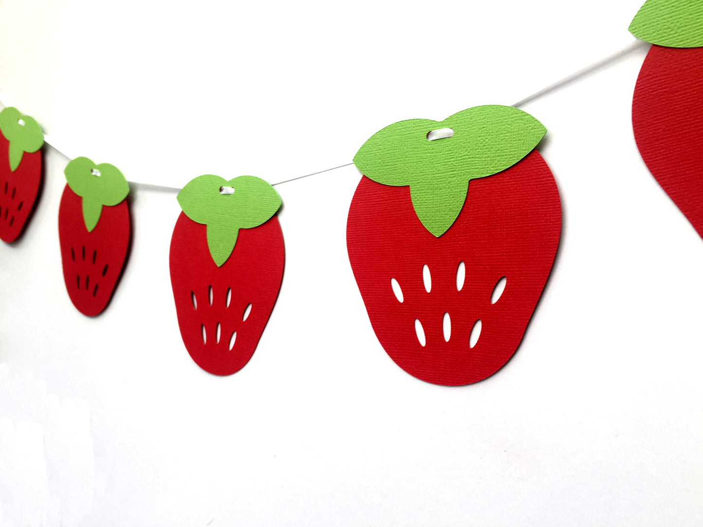 Strawberry Garland in Red