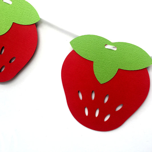 Strawberry Garland in Red